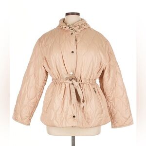Kate Spade New York Women's Quilted Tan Jacket size XL